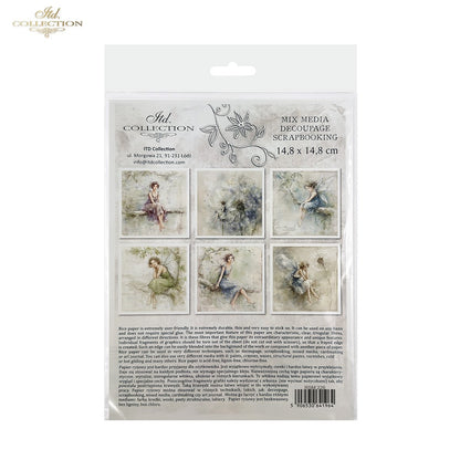 Decoupage Rice Paper Mini Set - Fairies II