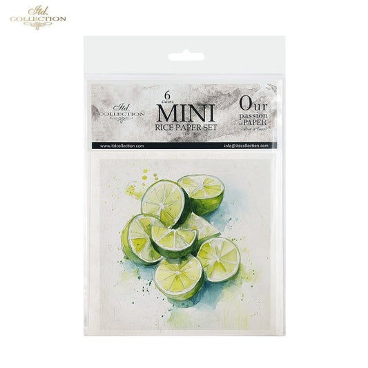 Decoupage Rice Paper Mini Set - Fruit II