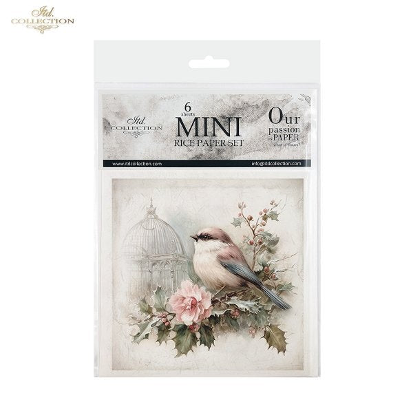 Decoupage Rice Paper Mini Set - Garden Birds