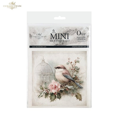 Decoupage Rice Paper Mini Set - Garden Birds