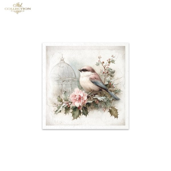 Decoupage Rice Paper Mini Set - Garden Birds