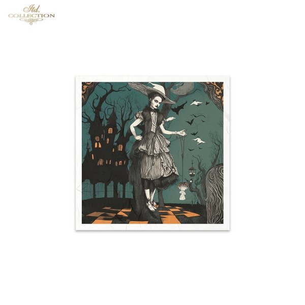 Decoupage Rice Paper Mini Set - Hallowe'en