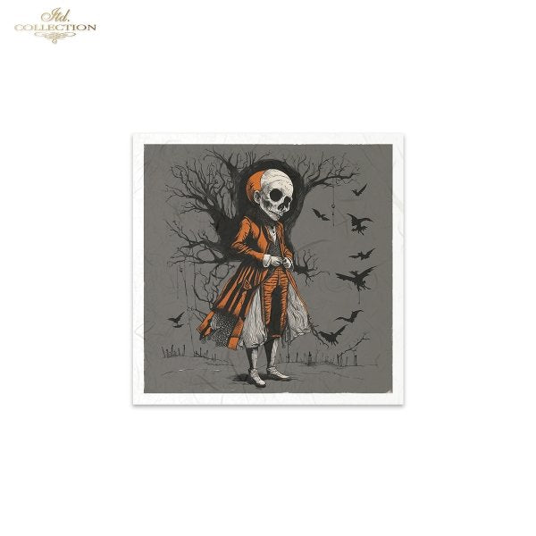 Decoupage Rice Paper Mini Set - Hallowe'en