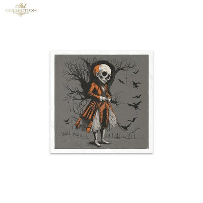 Decoupage Rice Paper Mini Set - Hallowe'en