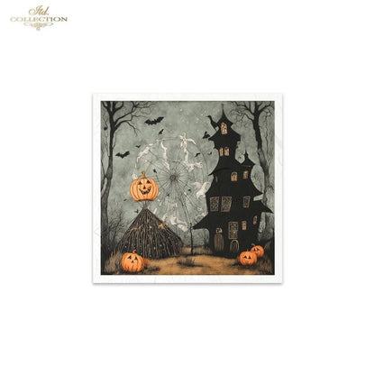 Decoupage Rice Paper Mini Set - Hallowe'en