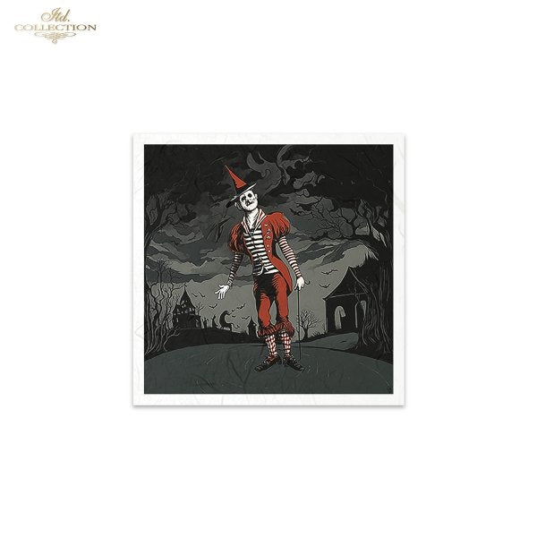 Decoupage Rice Paper Mini Set - Hallowe'en II