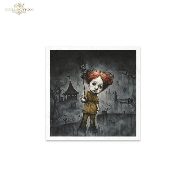 Decoupage Rice Paper Mini Set - Hallowe'en II