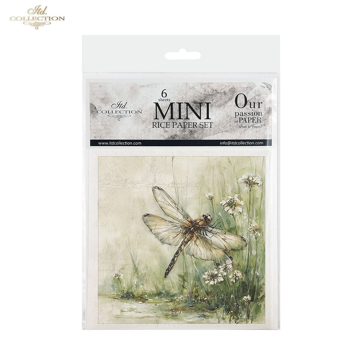 Decoupage Rice Paper Mini Set - Insects