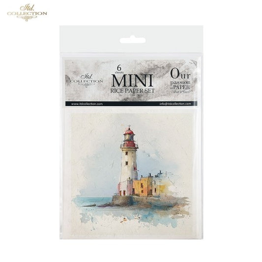 Decoupage Rice Paper Mini Set - Lighthouse