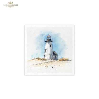 Decoupage Rice Paper Mini Set - Lighthouse