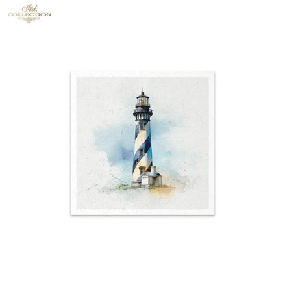 Decoupage Rice Paper Mini Set - Lighthouse
