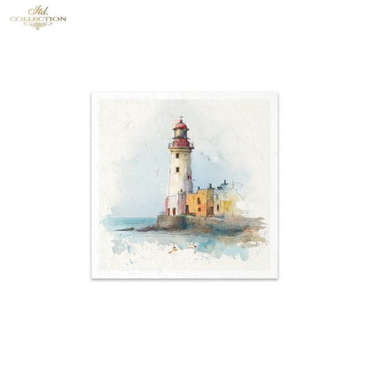 Decoupage Rice Paper Mini Set - Lighthouse