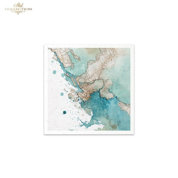 Decoupage Rice Paper Mini Set - Marble