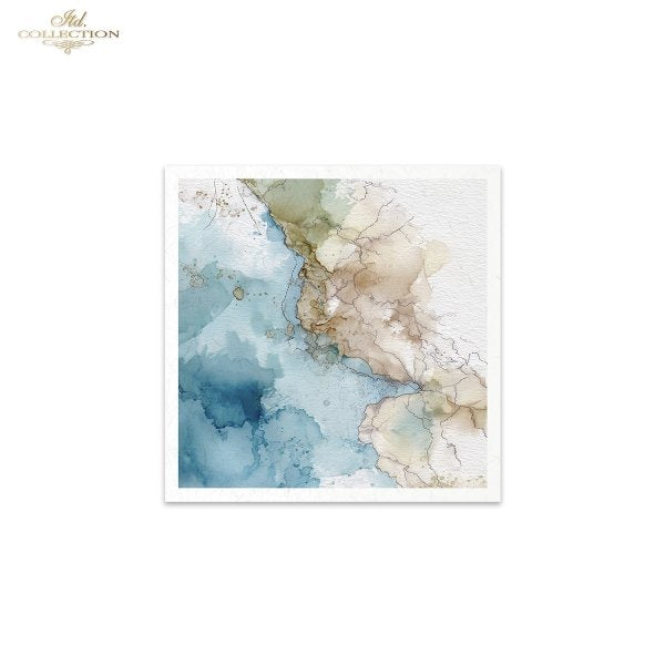 Decoupage Rice Paper Mini Set - Marble