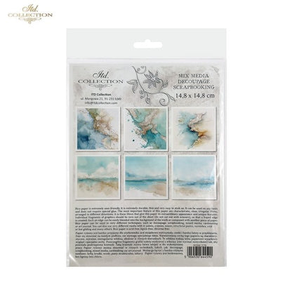 Decoupage Rice Paper Mini Set - Marble