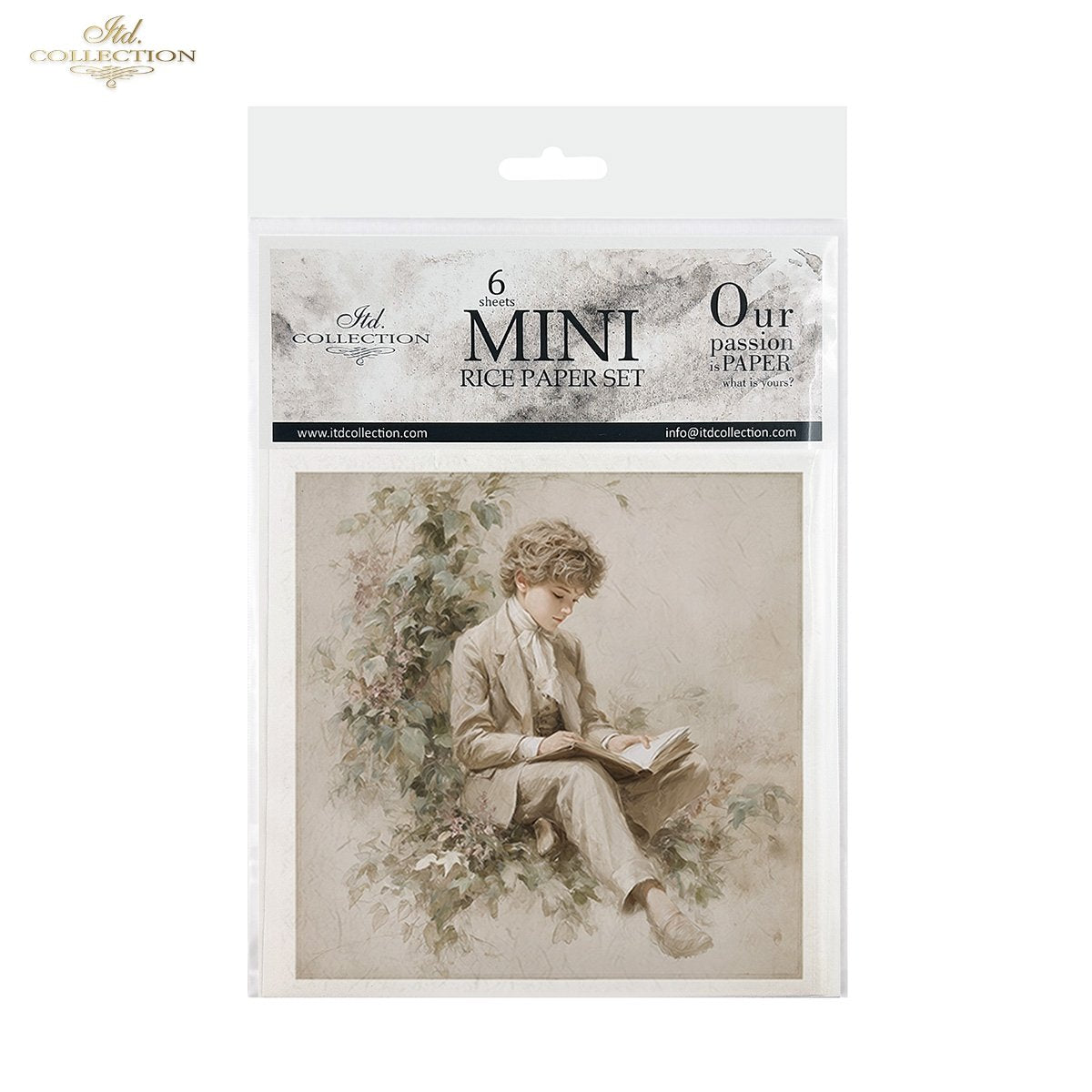 Decoupage Rice Paper Mini Set - Pages of Childhood