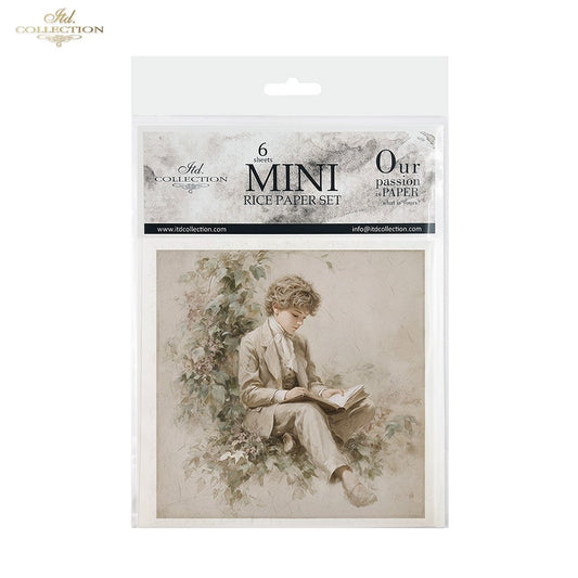 Decoupage Rice Paper Mini Set - Pages of Childhood