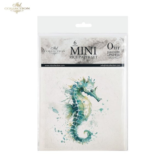 Decoupage Rice Paper Mini Set - Sea Life and Shells