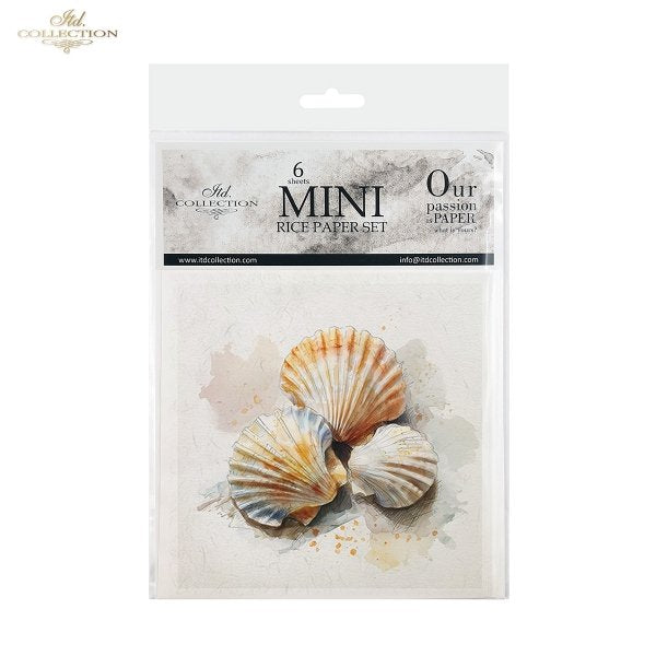 Decoupage Rice Paper Mini Set - Seashells