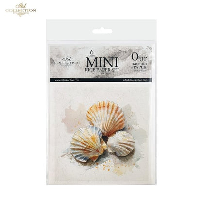 Decoupage Rice Paper Mini Set - Seashells