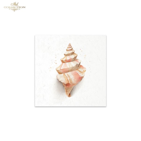 Decoupage Rice Paper Mini Set - Seashells
