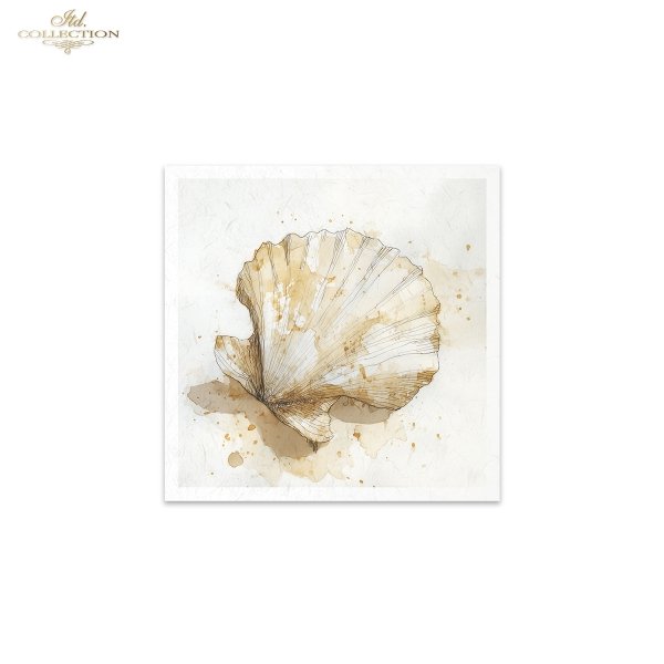 Decoupage Rice Paper Mini Set - Seashells