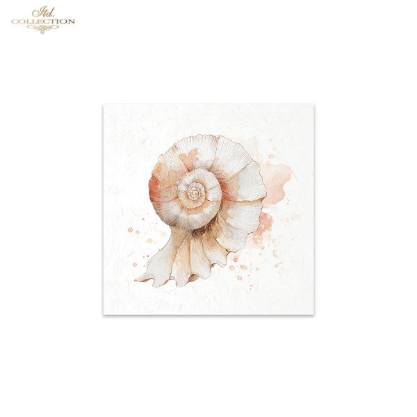 Decoupage Rice Paper Mini Set - Seashells
