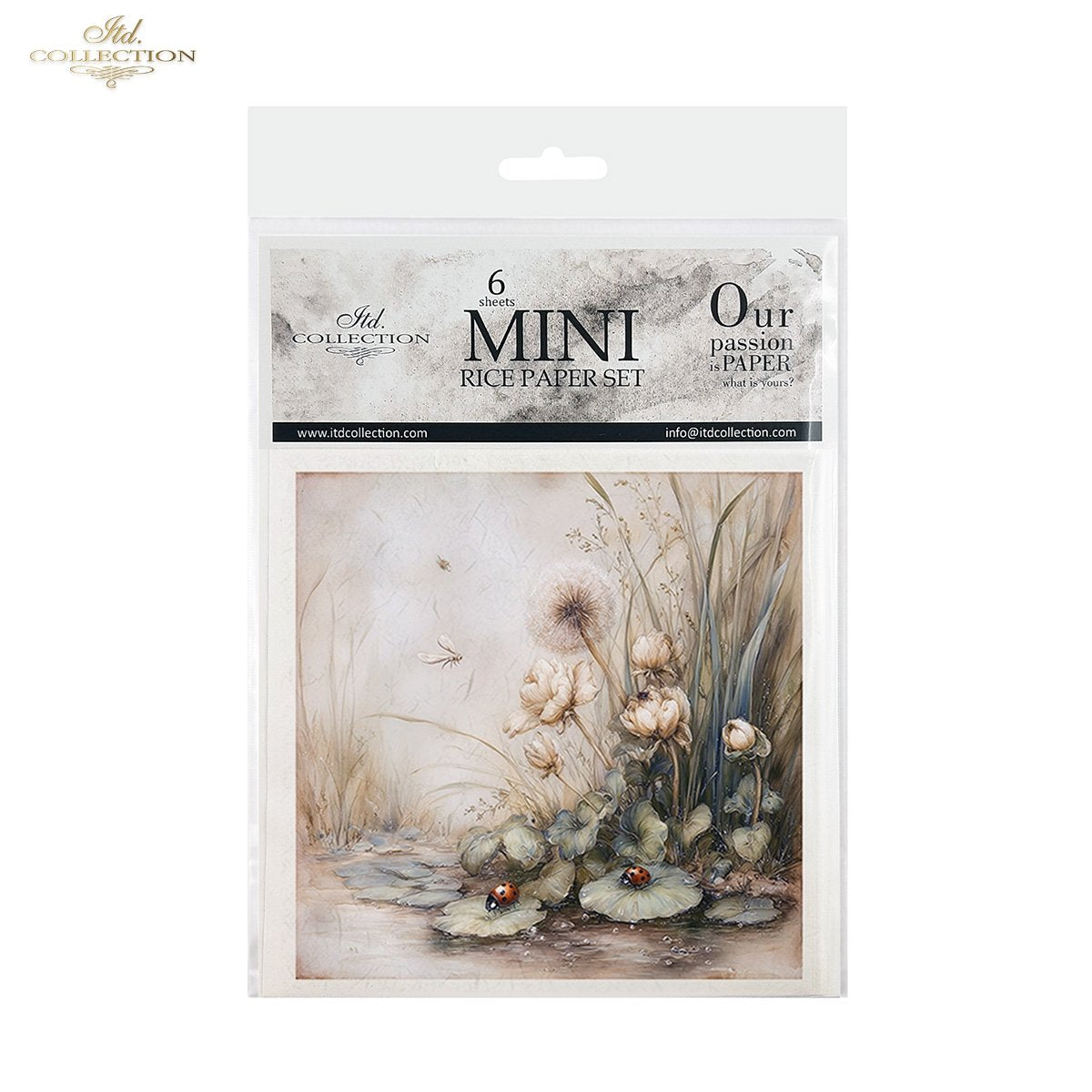 Decoupage Rice Paper Mini Set - Spring Scenes Too