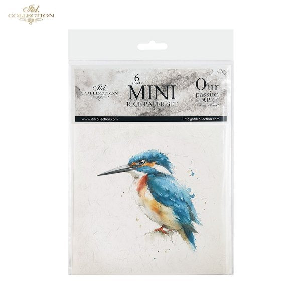 Decoupage Rice Paper Mini Set - Tropical Birds