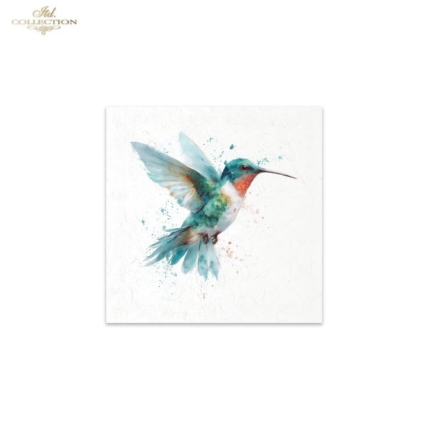 Decoupage Rice Paper Mini Set - Tropical Birds
