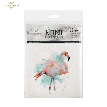 Decoupage Rice Paper Mini Set - Tropical Birds II