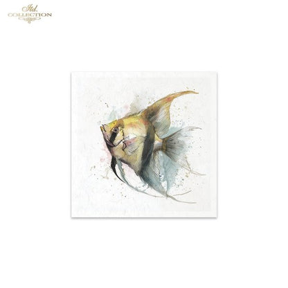 Decoupage Rice Paper Mini Set - Tropical Fish