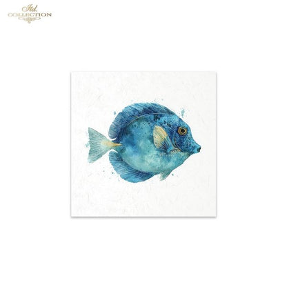 Decoupage Rice Paper Mini Set - Tropical Fish III