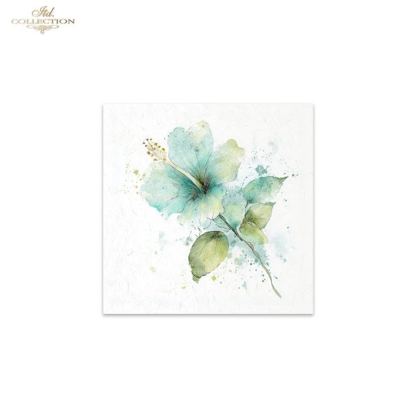 Decoupage Rice Paper Mini Set - Tropical Flowers