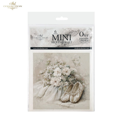 Decoupage Rice Paper Mini Set - Vintage Baby Shower