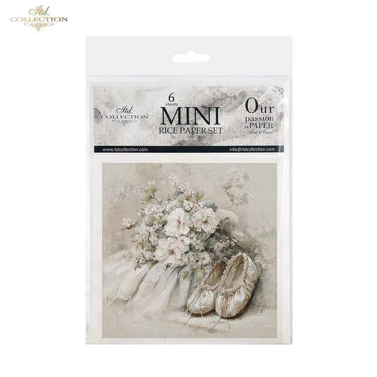 Decoupage Rice Paper Mini Set - Vintage Baby Shower