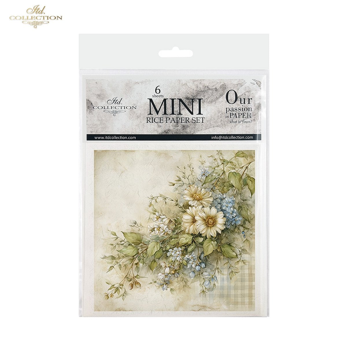 Decoupage Rice Paper Mini Set - Vintage Spring