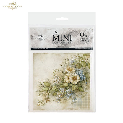 Decoupage Rice Paper Mini Set - Vintage Spring