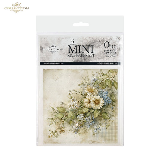 Decoupage Rice Paper Mini Set - Vintage Spring