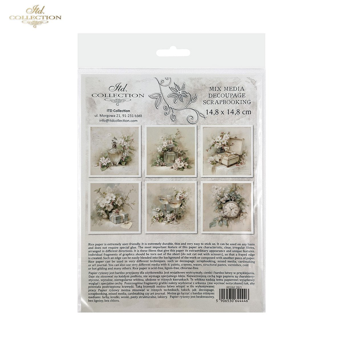 Decoupage Rice Paper Mini Set - Vintage Trinkets