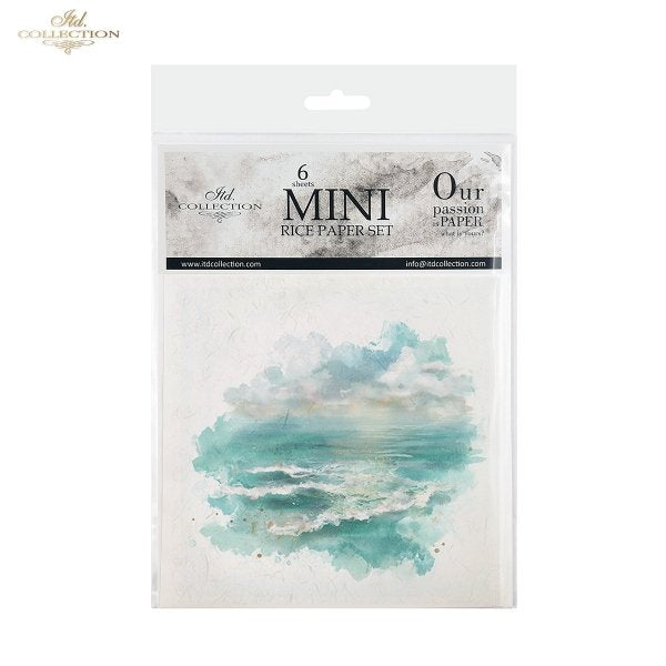 Decoupage Rice Paper Mini Set - Waves
