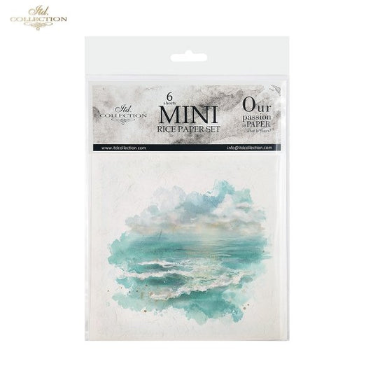 Decoupage Rice Paper Mini Set - Waves