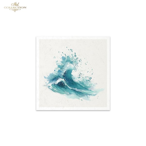 Decoupage Rice Paper Mini Set - Waves