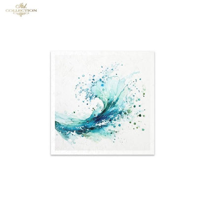 Decoupage Rice Paper Mini Set - Waves