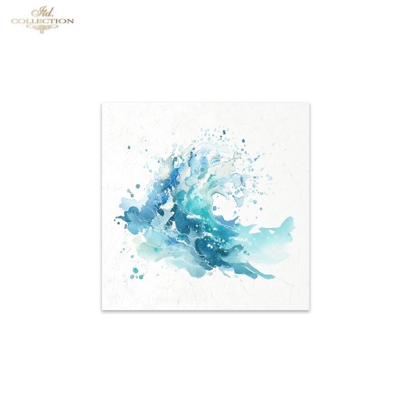 Decoupage Rice Paper Mini Set - Waves