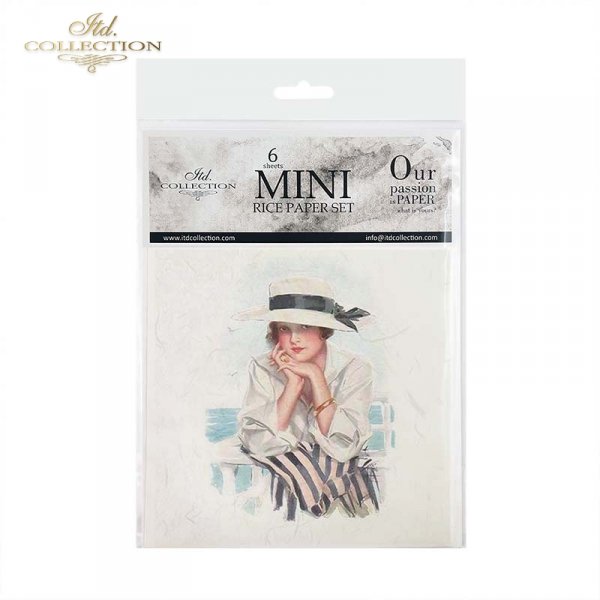 Decoupage Rice Paper Mini Set - Women at Sea