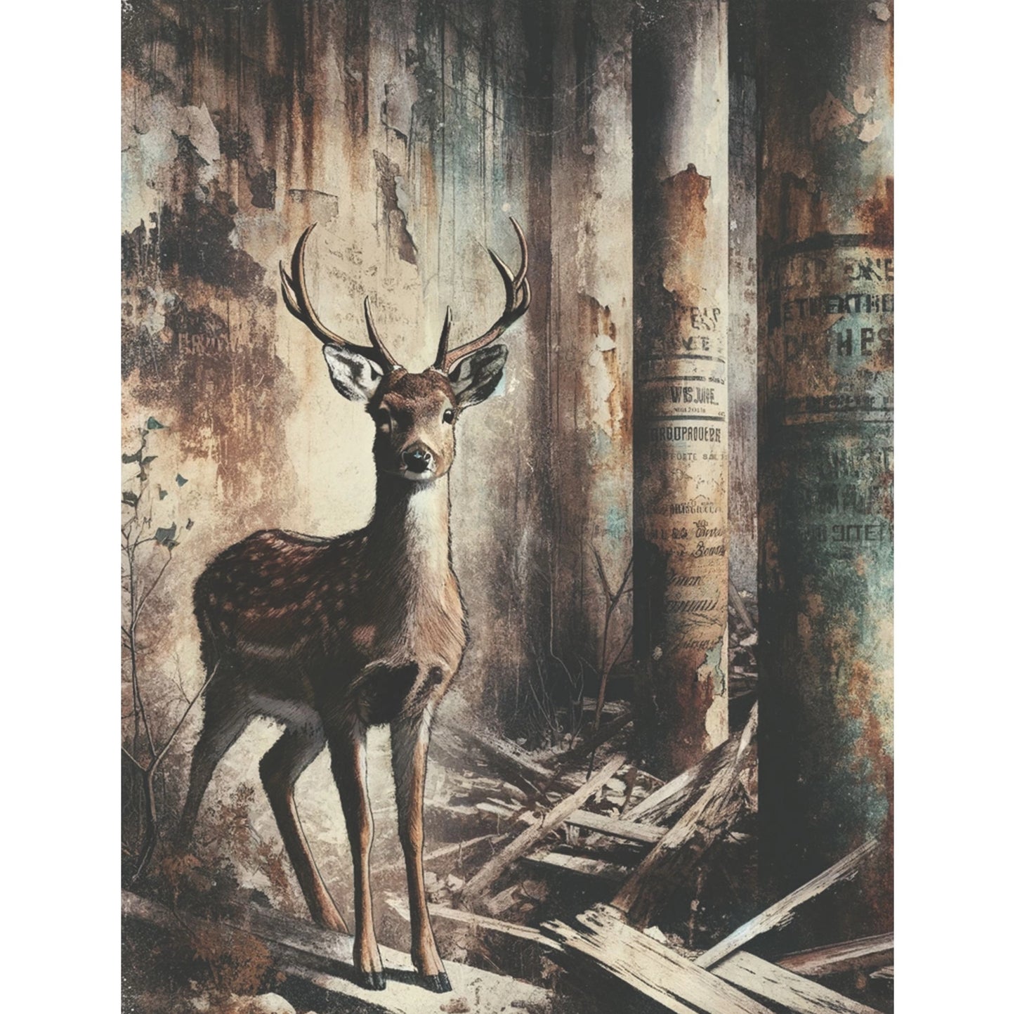 Decoupage Rice Paper Set of 6 - Forest Animals