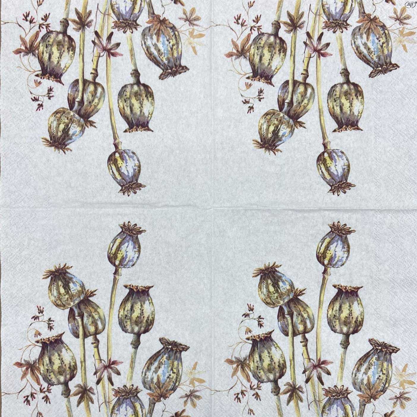 Decoupage napkins 6.5"  (2pcs)- Jora