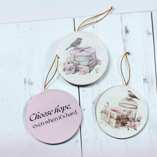 Tutorial: Easy Everyday Decor Ornaments using Wet Transfers