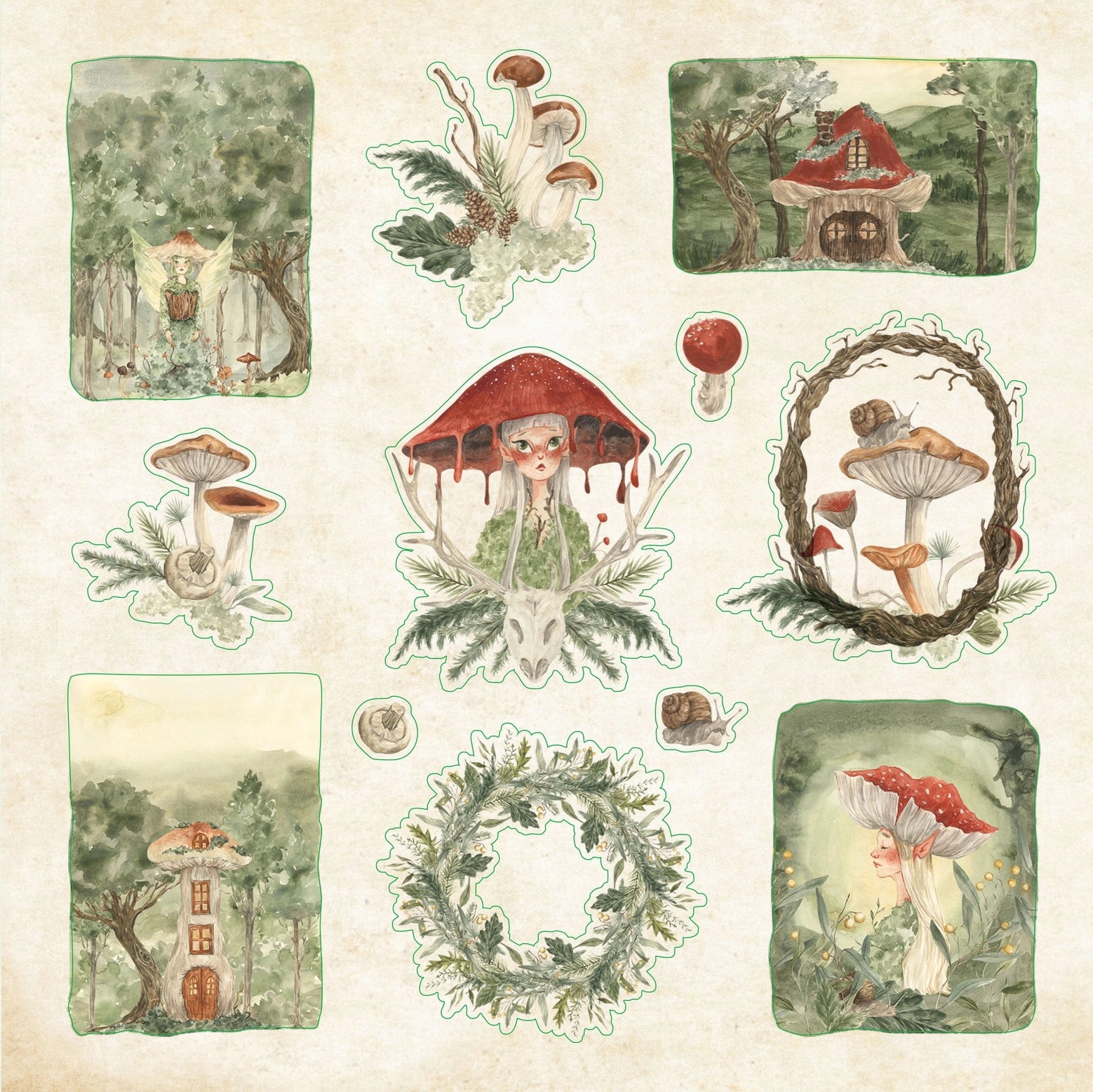 Enchanted Forest Sticker Book